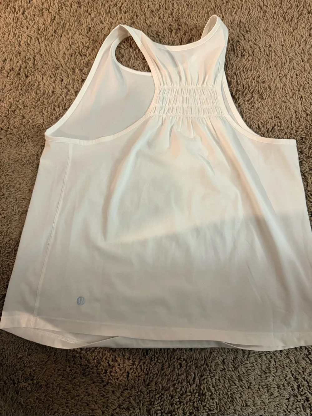 lululemon athletica White Racerback Performance Tank